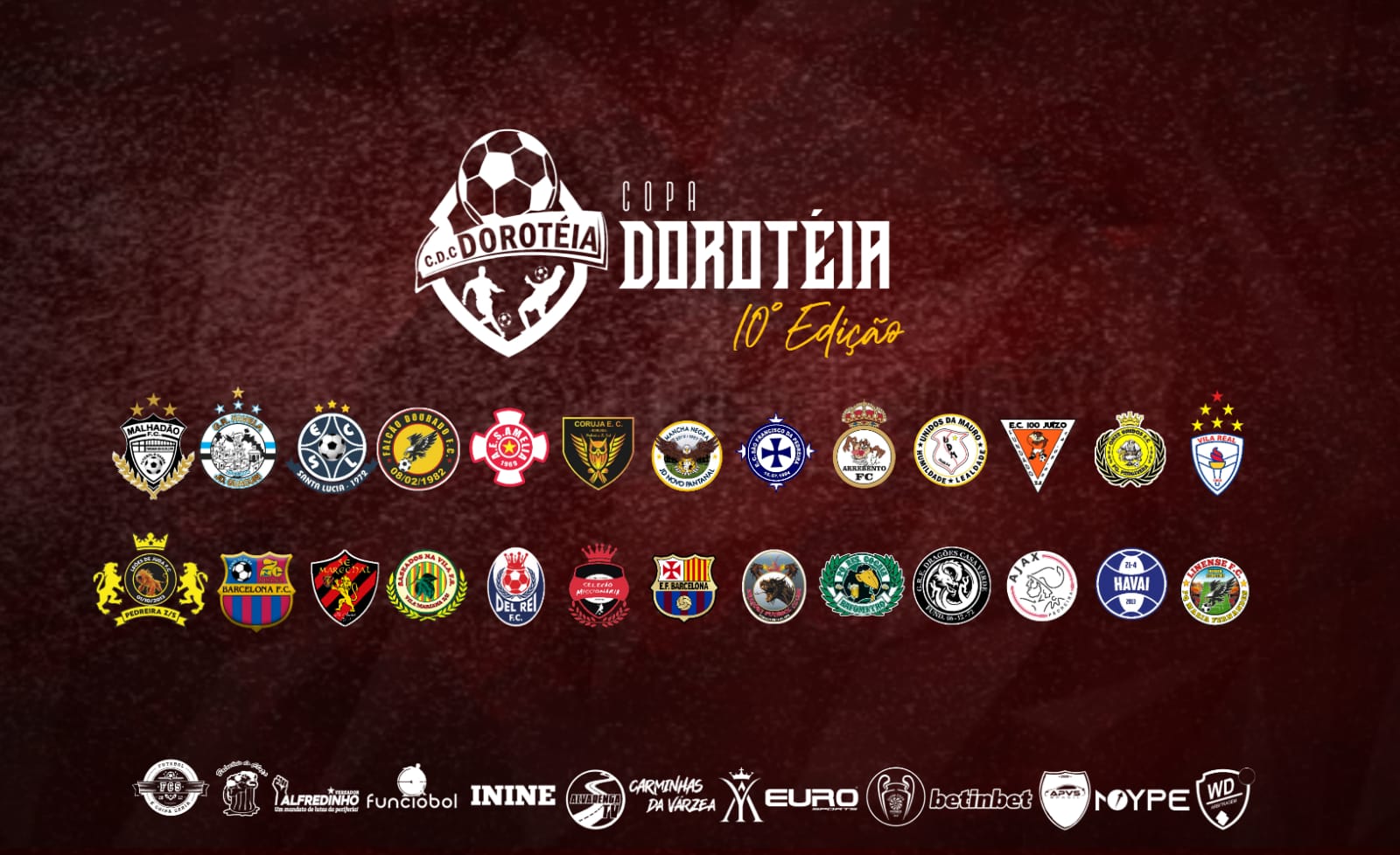 Definidos os grupos da Copa Doroteia 2021