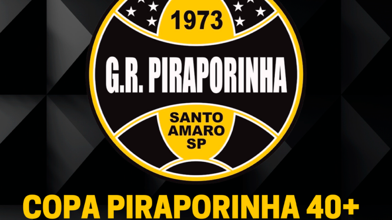 Definidos os grupos da Copa Piraporinha 40+ 2023